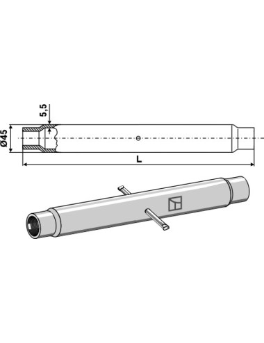 Tube M 30 x 3,5