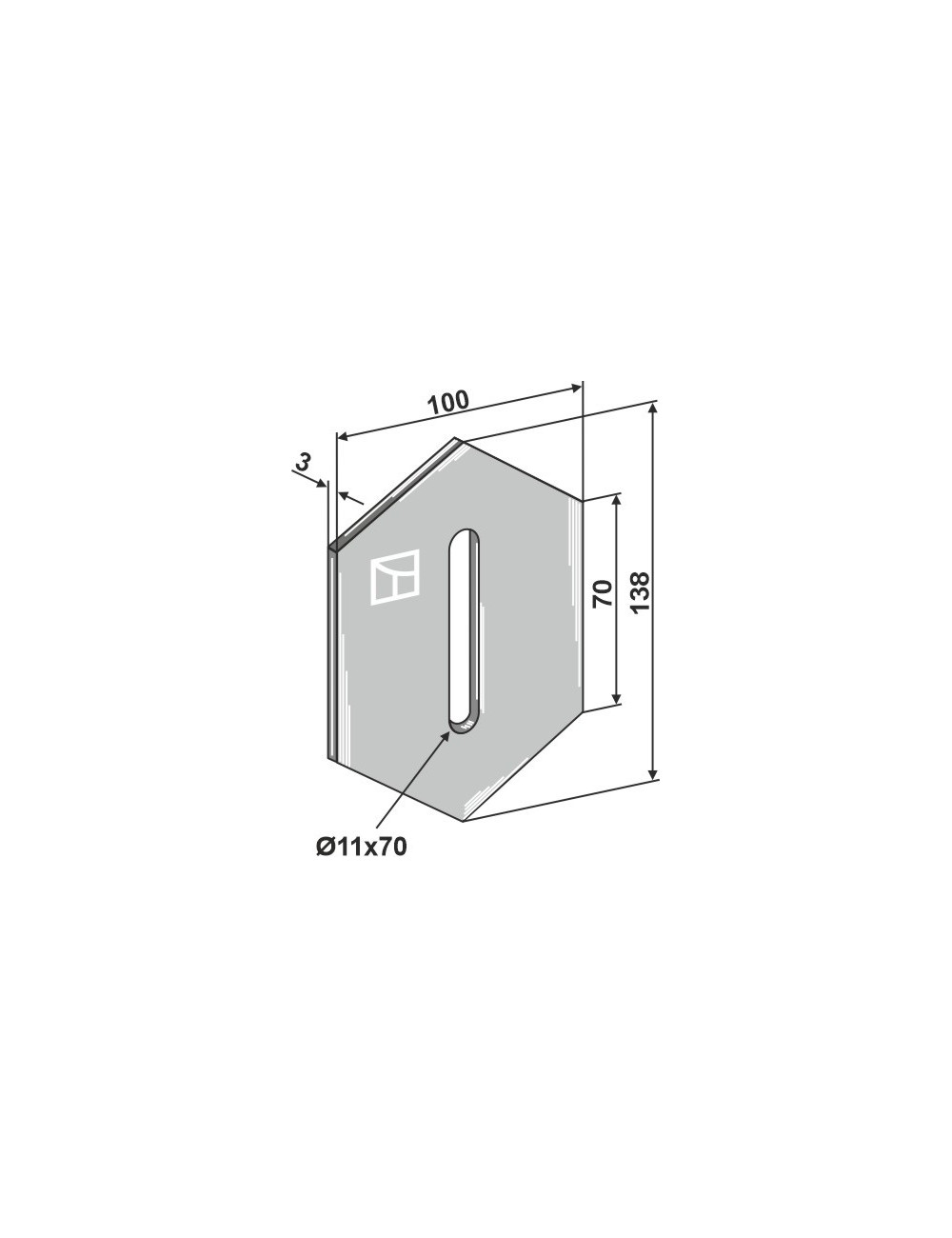 Racloir pour rouleaux packer