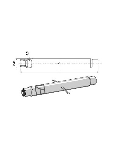 Tube M 30 x 3,5