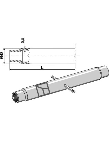 Tube M 30 x 3,5