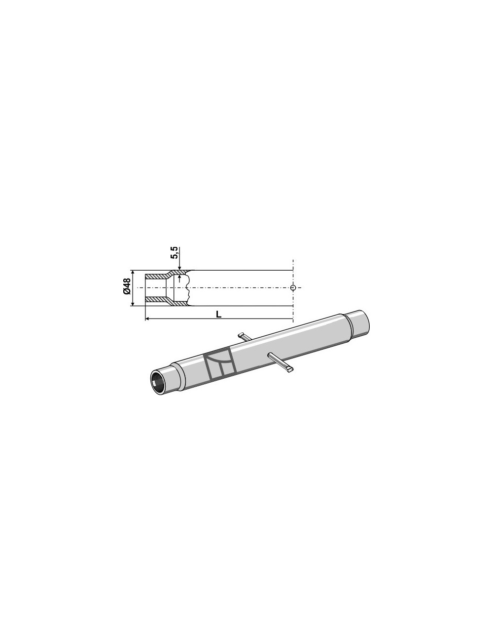 Tube M 30 x 3,5