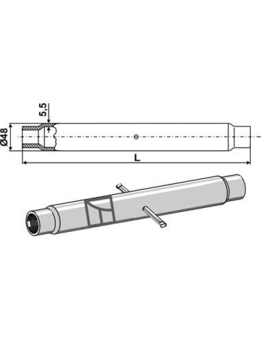 Tube M 30 x 3,5