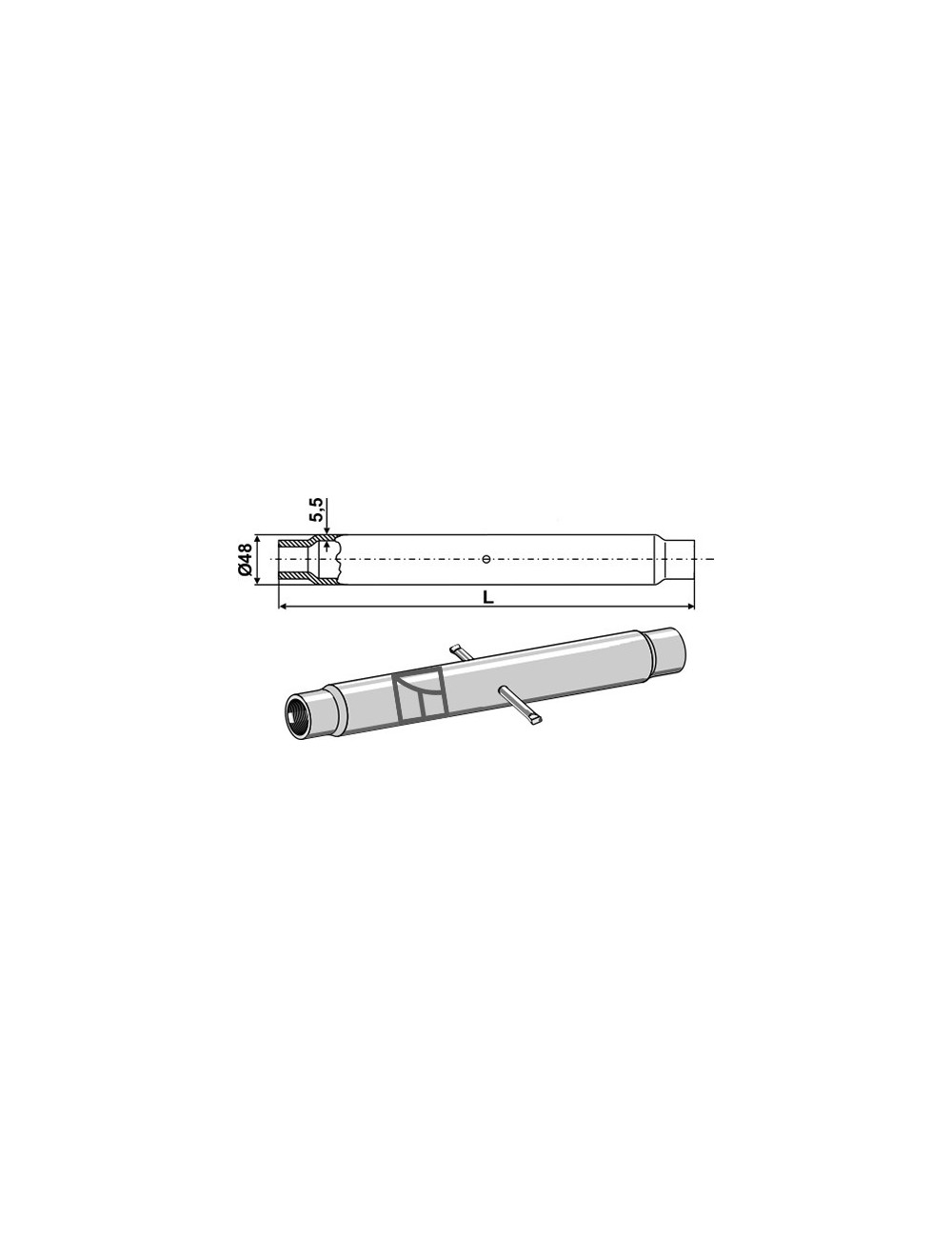 Tube M 30 x 3,5