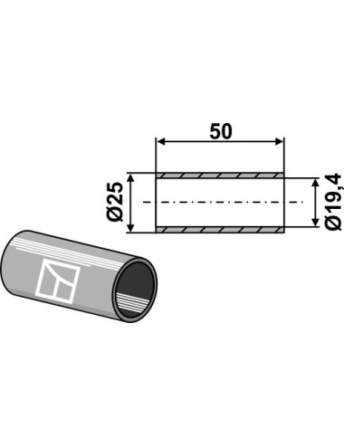Entretoise de réduction pour rotules de crochets automatiques