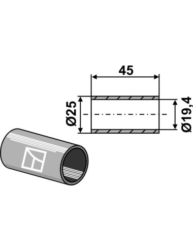 Entretoise de réduction pour rotules de crochets automatiques