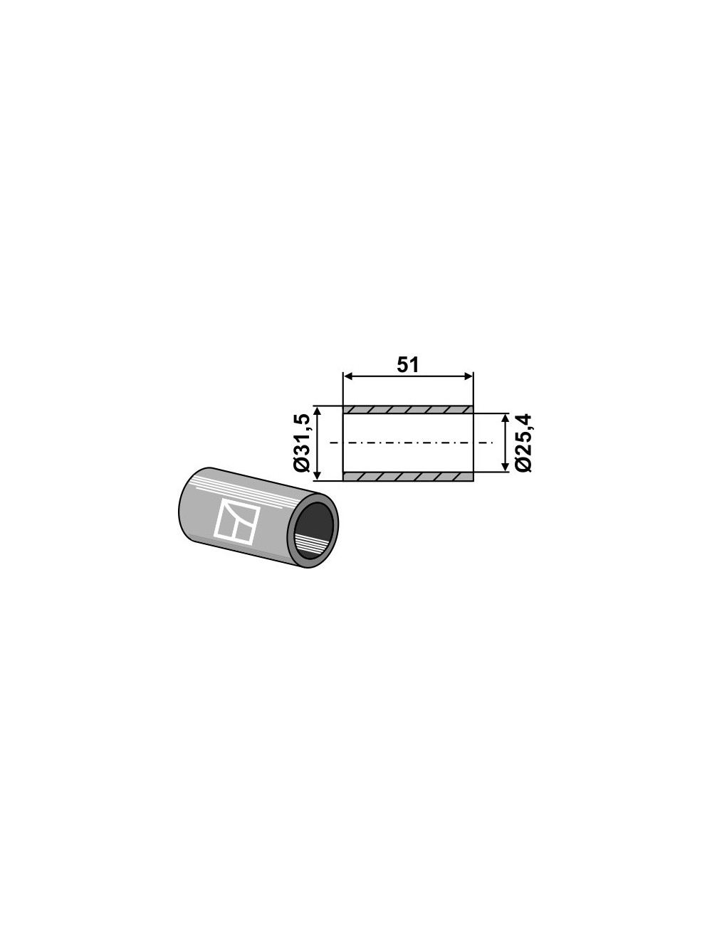 Entretoise de réduction pour rotules de crochets automatiques