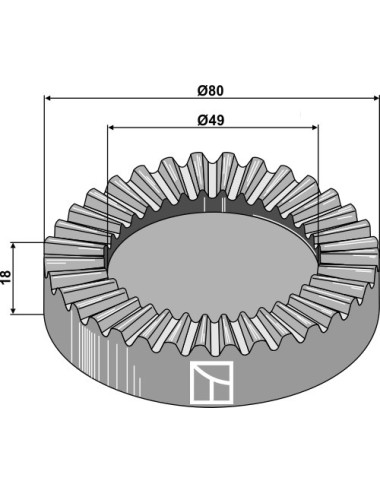 Disque de réglage