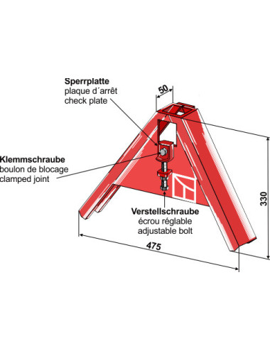 Triangle côté outil - Communal