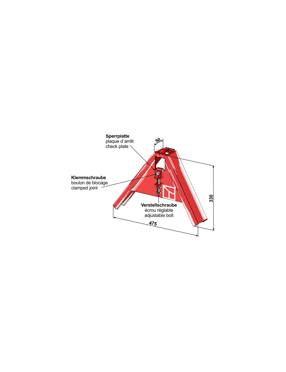 Triangle côté outil - Communal