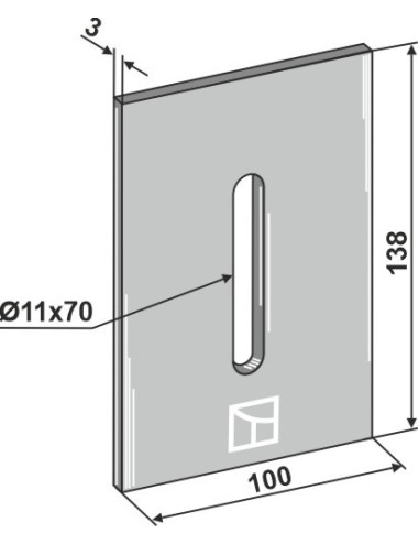 Racloir pour rouleaux packer