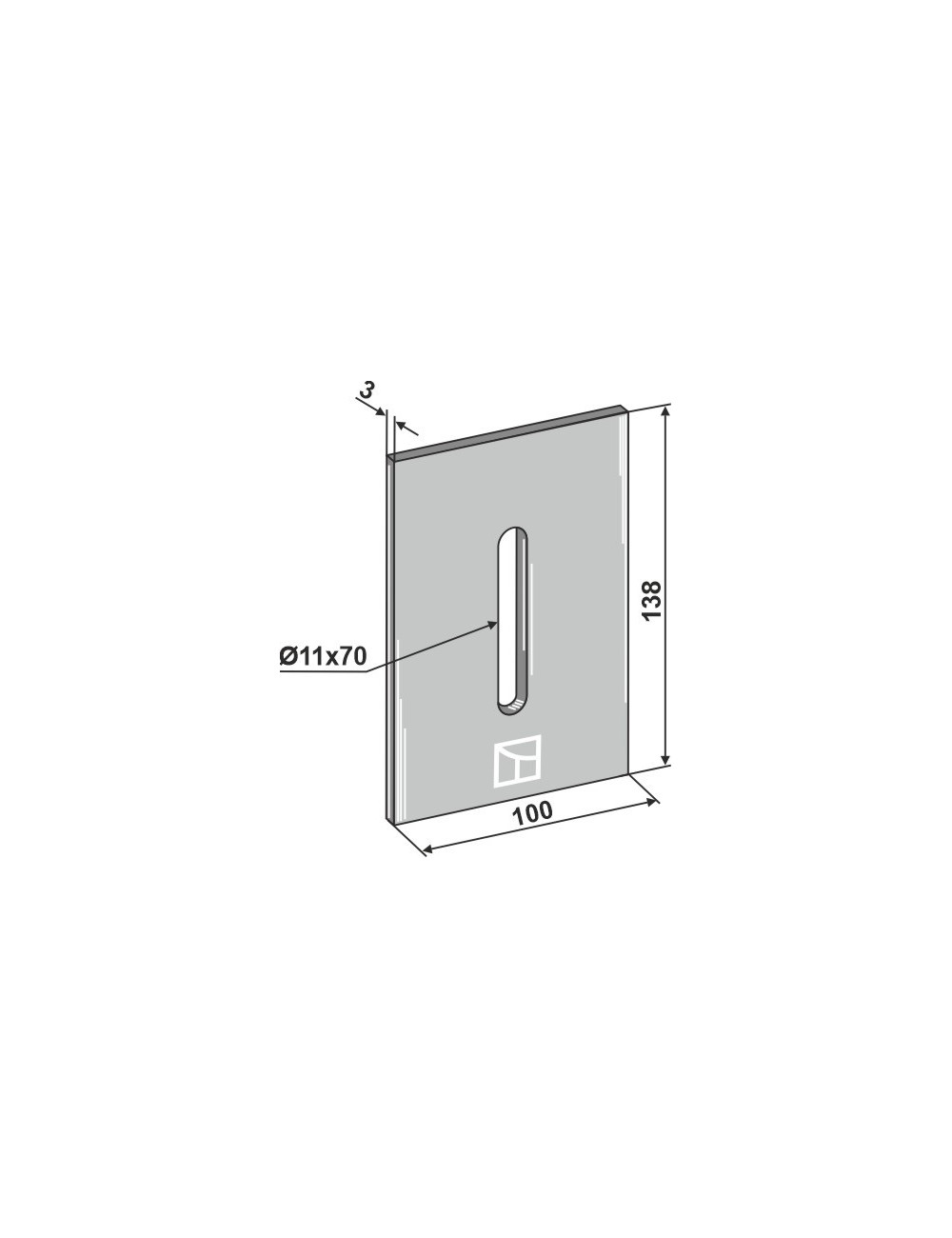 Racloir pour rouleaux packer