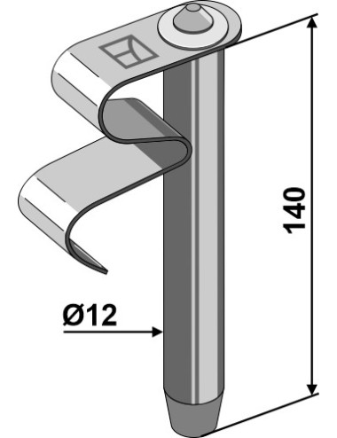 Boulon d'assemblage à ressort