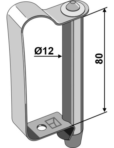 Boulon d'assemblage à ressort