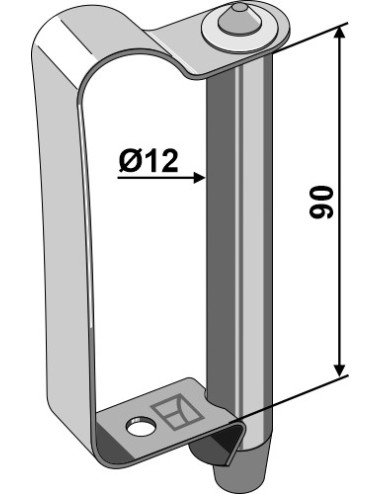 Boulon d'assemblage à ressort