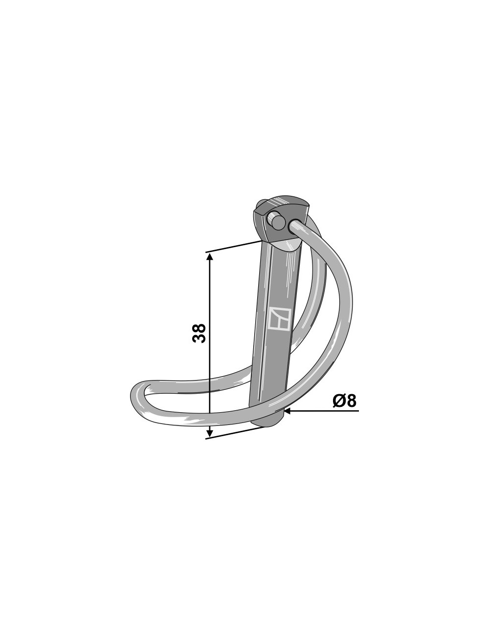 Goupilles clips de tube