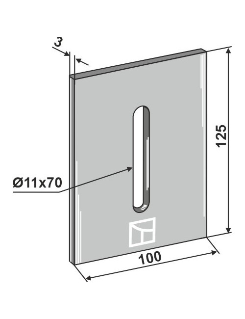 Racloir pour rouleaux packer