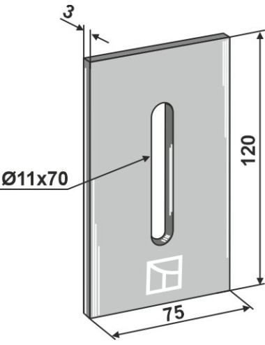 Racloir pour rouleaux packer