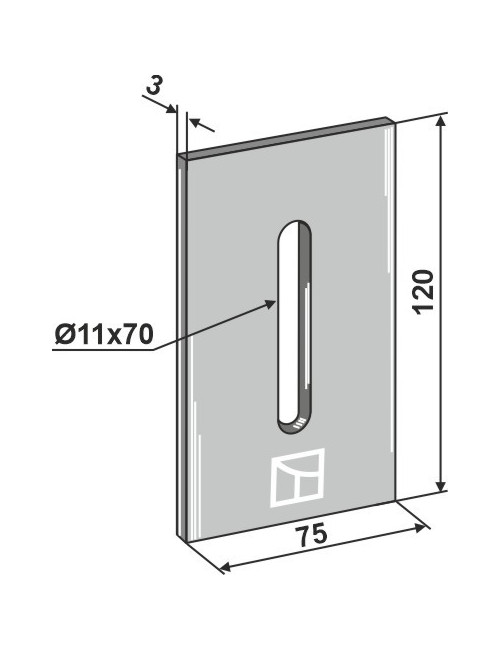 Racloir pour rouleaux packer