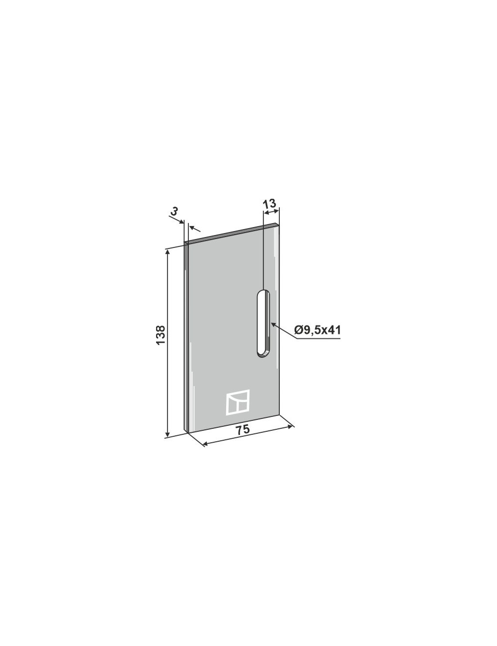 Racloir pour rouleaux packer