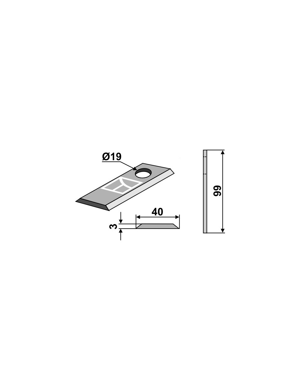 Couteau rotatif