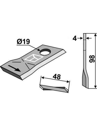 Couteau rotatif