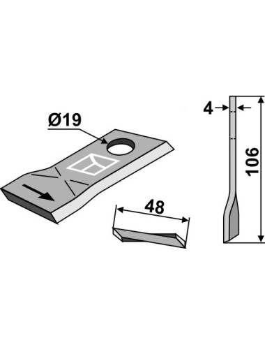 Couteau rotatif