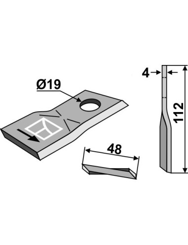 Couteau rotatif