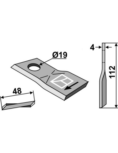 Couteau rotatif