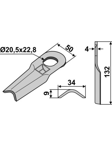 Couteau rotatif