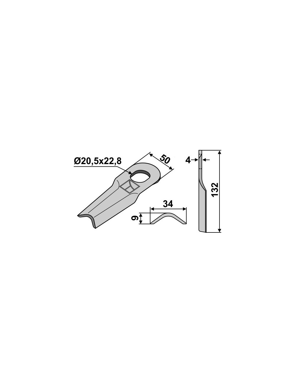 Couteau rotatif