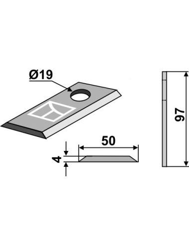 Couteau rotatif