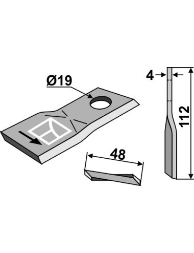 Couteau rotatif