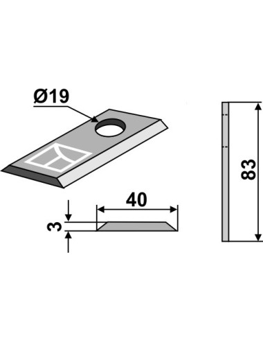 Couteau rotatif