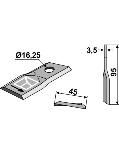 Couteau rotatif