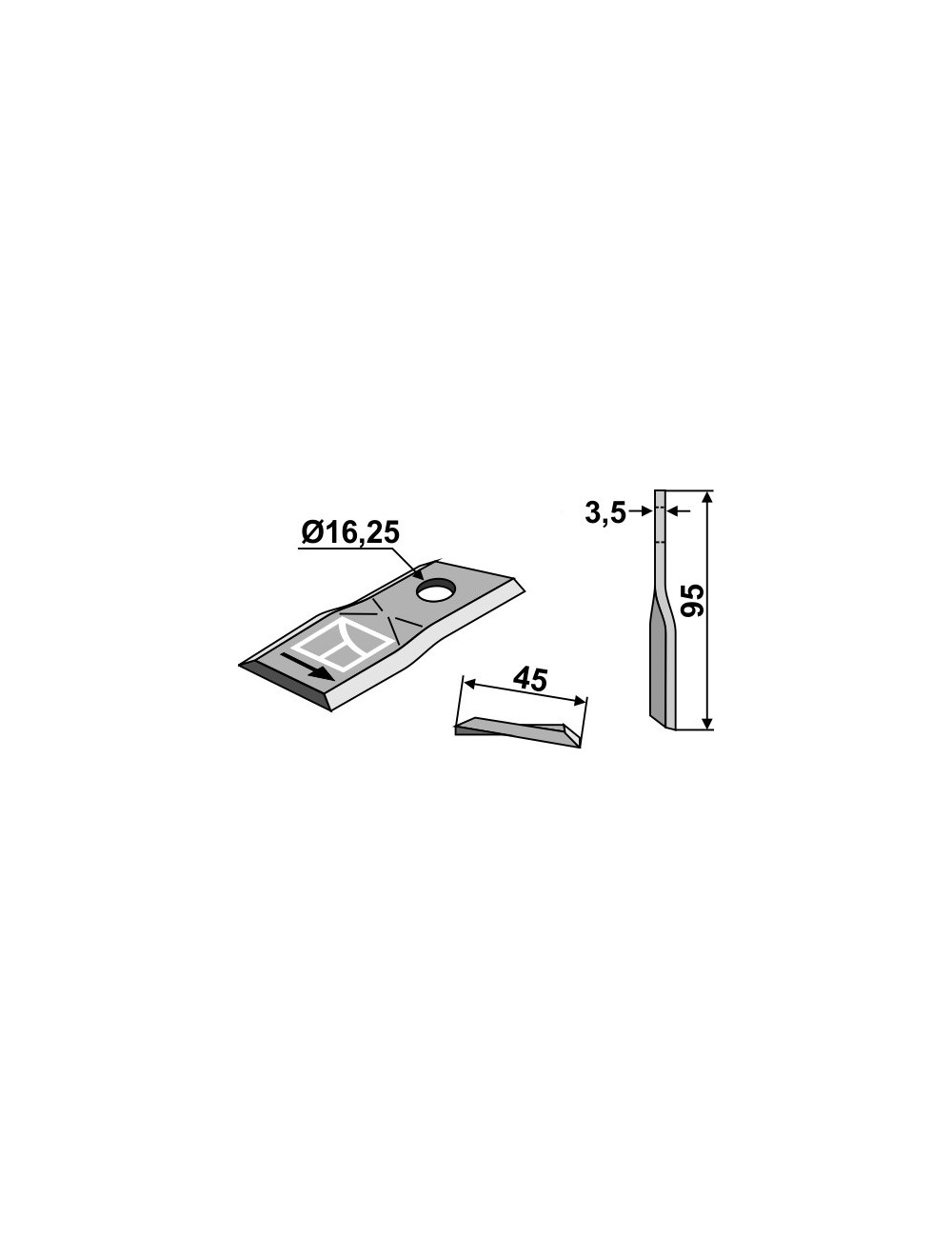 Couteau rotatif