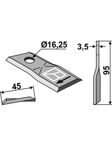 Couteau rotatif