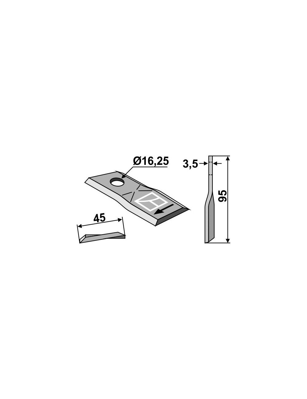 Couteau rotatif