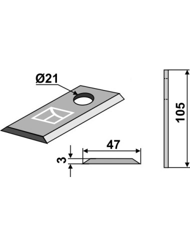 Couteau rotatif