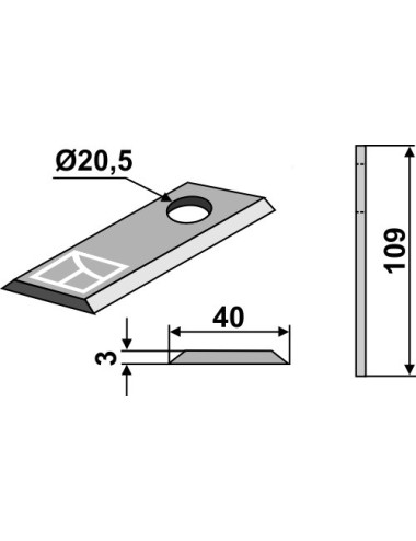 Couteau rotatif