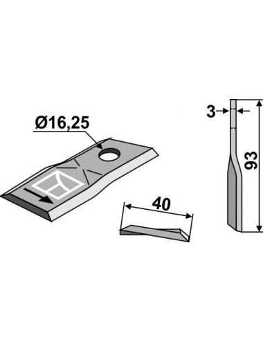 Couteau rotatif