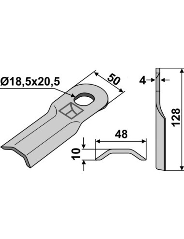 Couteau rotatif