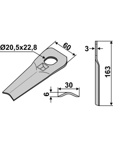 Couteau rotatif