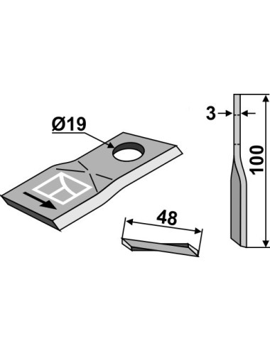 Couteau rotatif