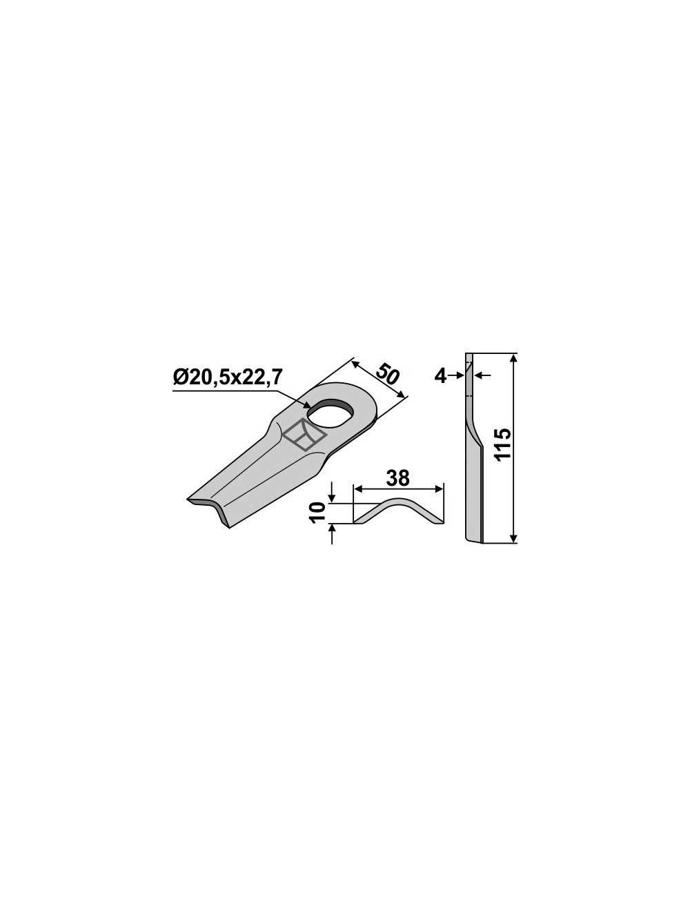 Couteau rotatif