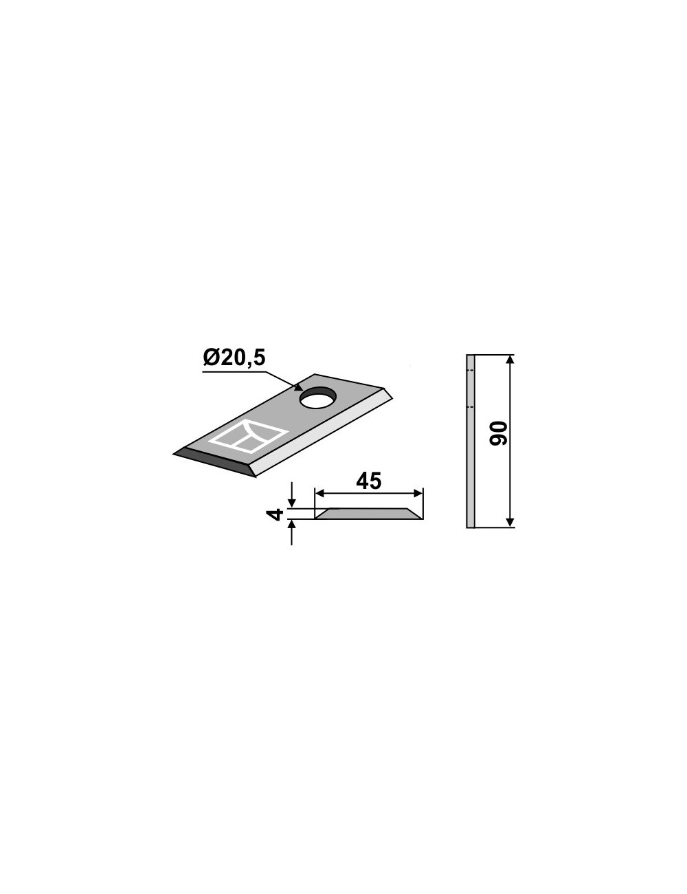 Couteau rotatif