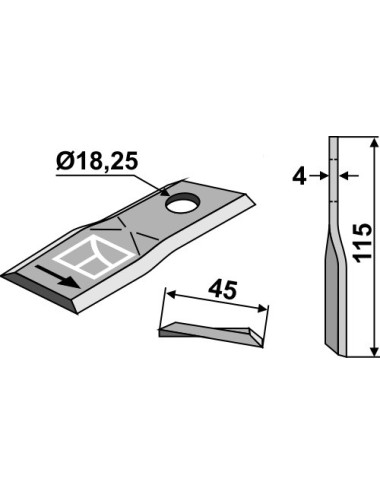 Couteau rotatif