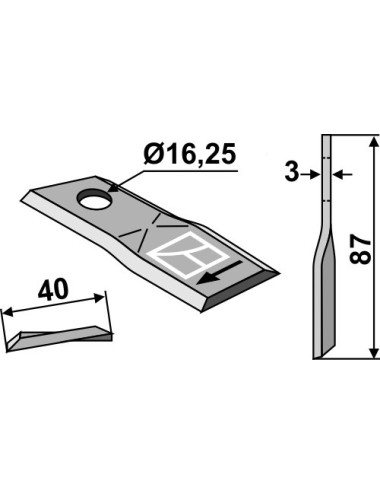 Couteau rotatif