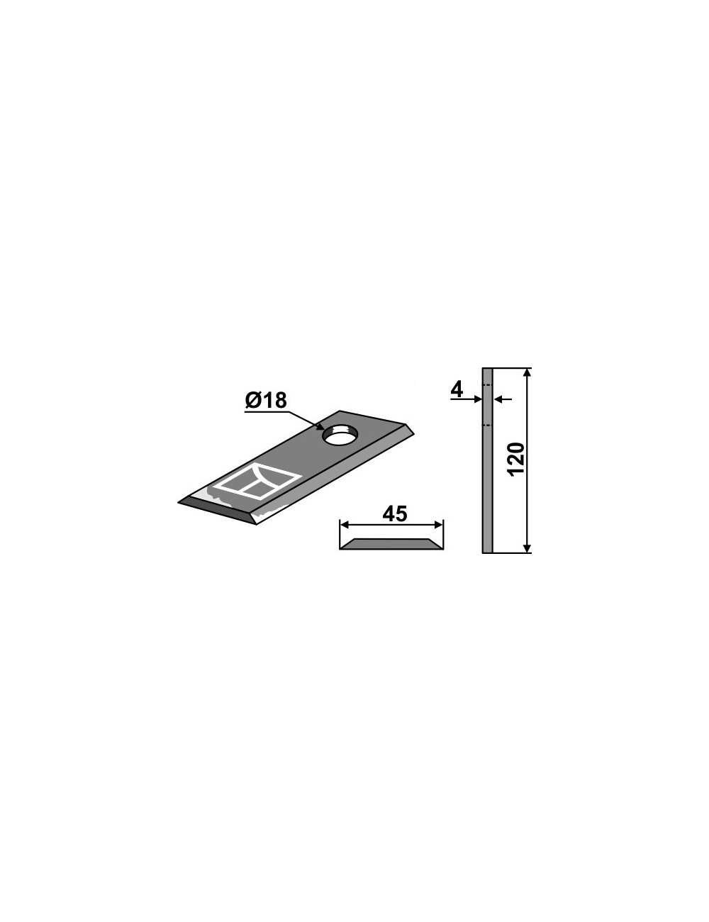 Couteau rotatif