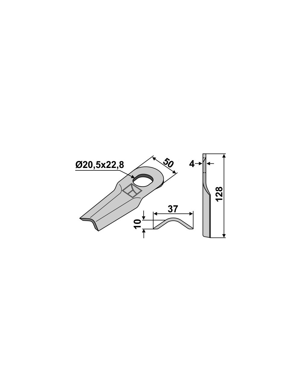 Couteau rotatif