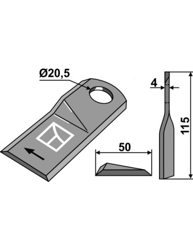 Couteau rotatif